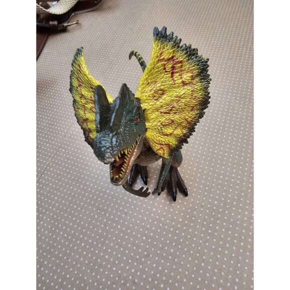 2020 Adventure Force Dilophosaurus Realistic Sturdy Plastic Dinosaur Figure - Picture 12 of 13